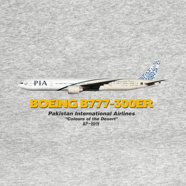 Boeing B777-300ER - Pakistan International Airlines "Colours of the Desert" by TheArtofFlying